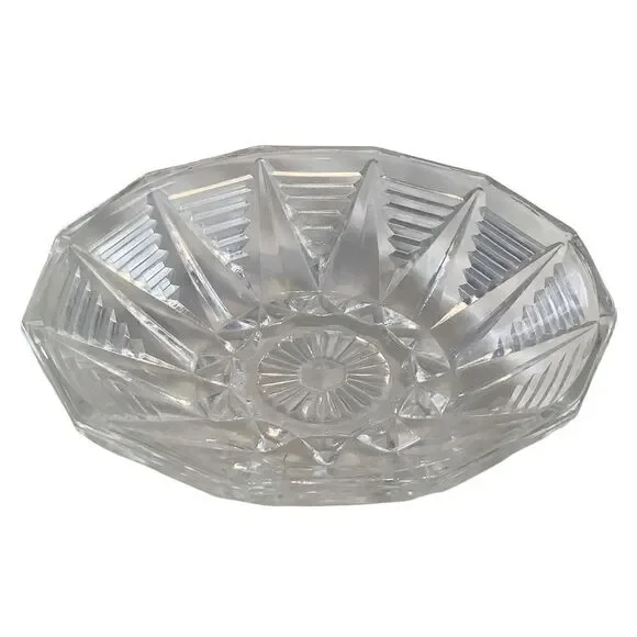 Antique Crystal Candy Dish - Picture 2 of 3